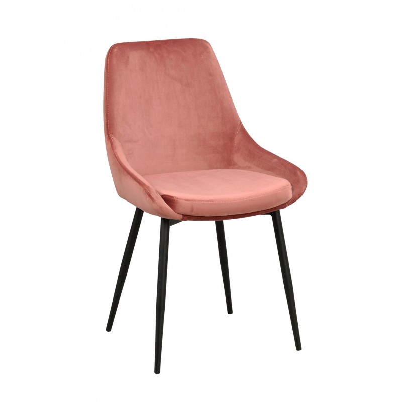 RO Sier Dining Chair Pink Velvet